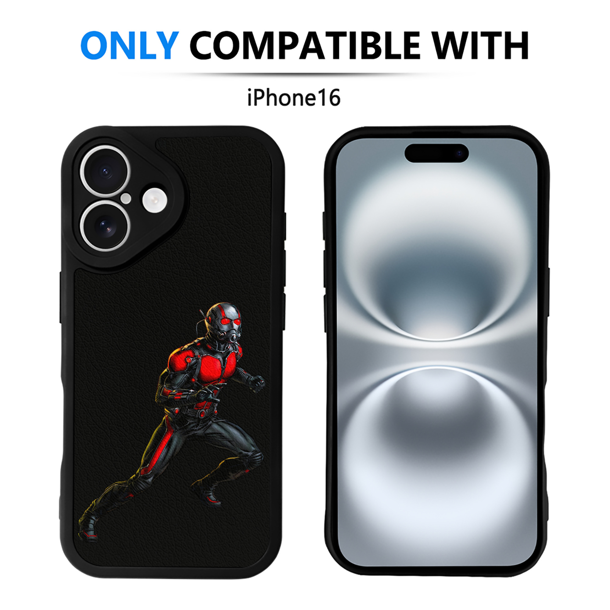 （画像用） アベンジャーズ The Avengers 【iPhone 16シリーズ対応】シリコンスマホケース（レザー調） 材質：シリコン